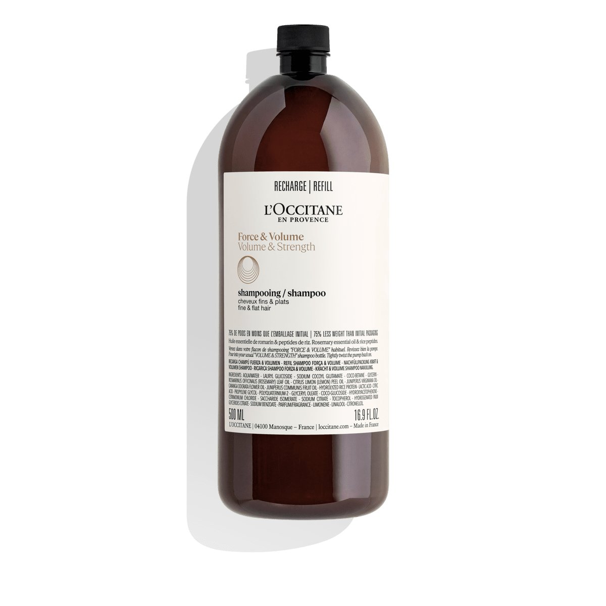 Stiprinamojo apimties suteikiančio šampūno papildymas Normal L'Occitane