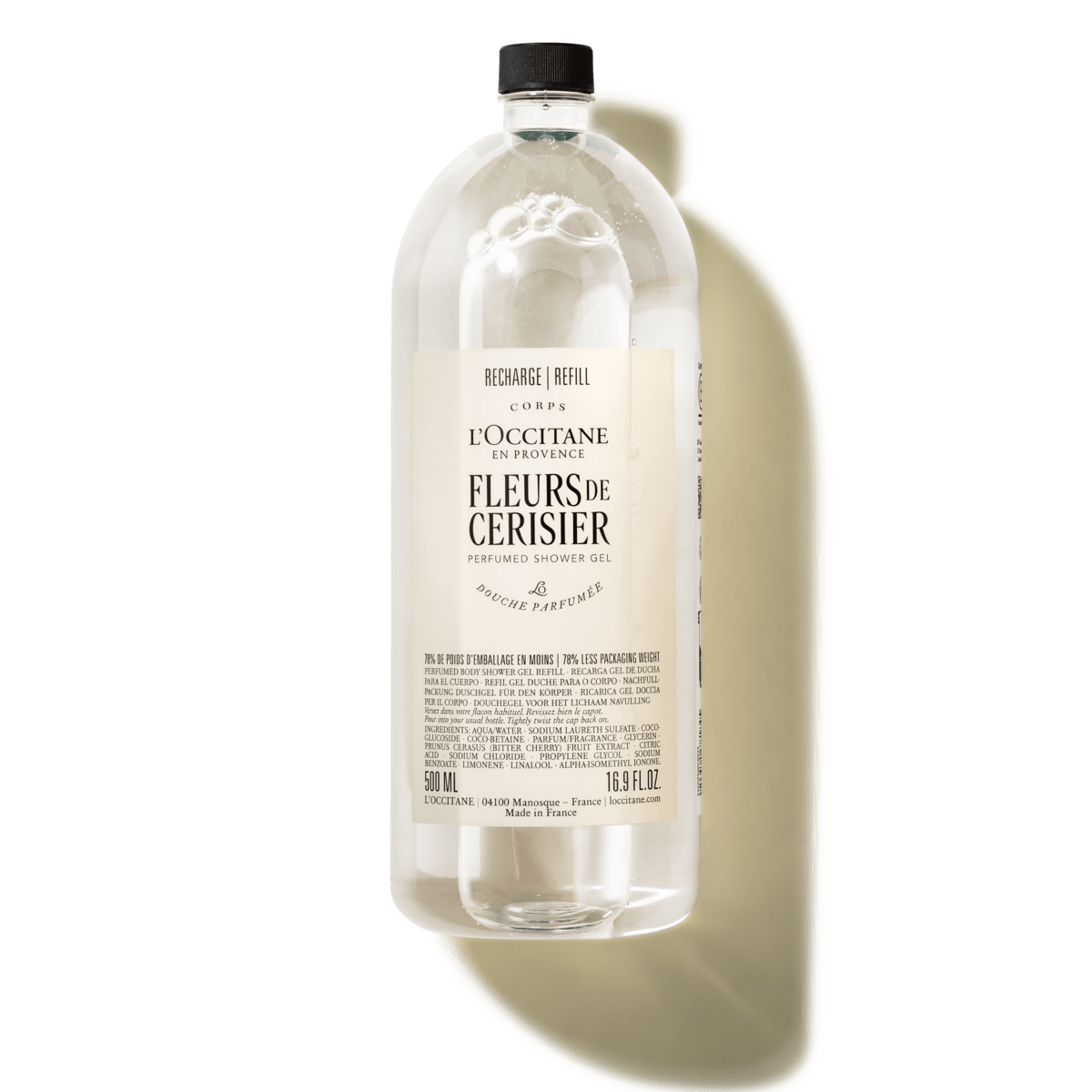 Dušo želė „Cherry Blossom“ papildymas Normal L'Occitane
