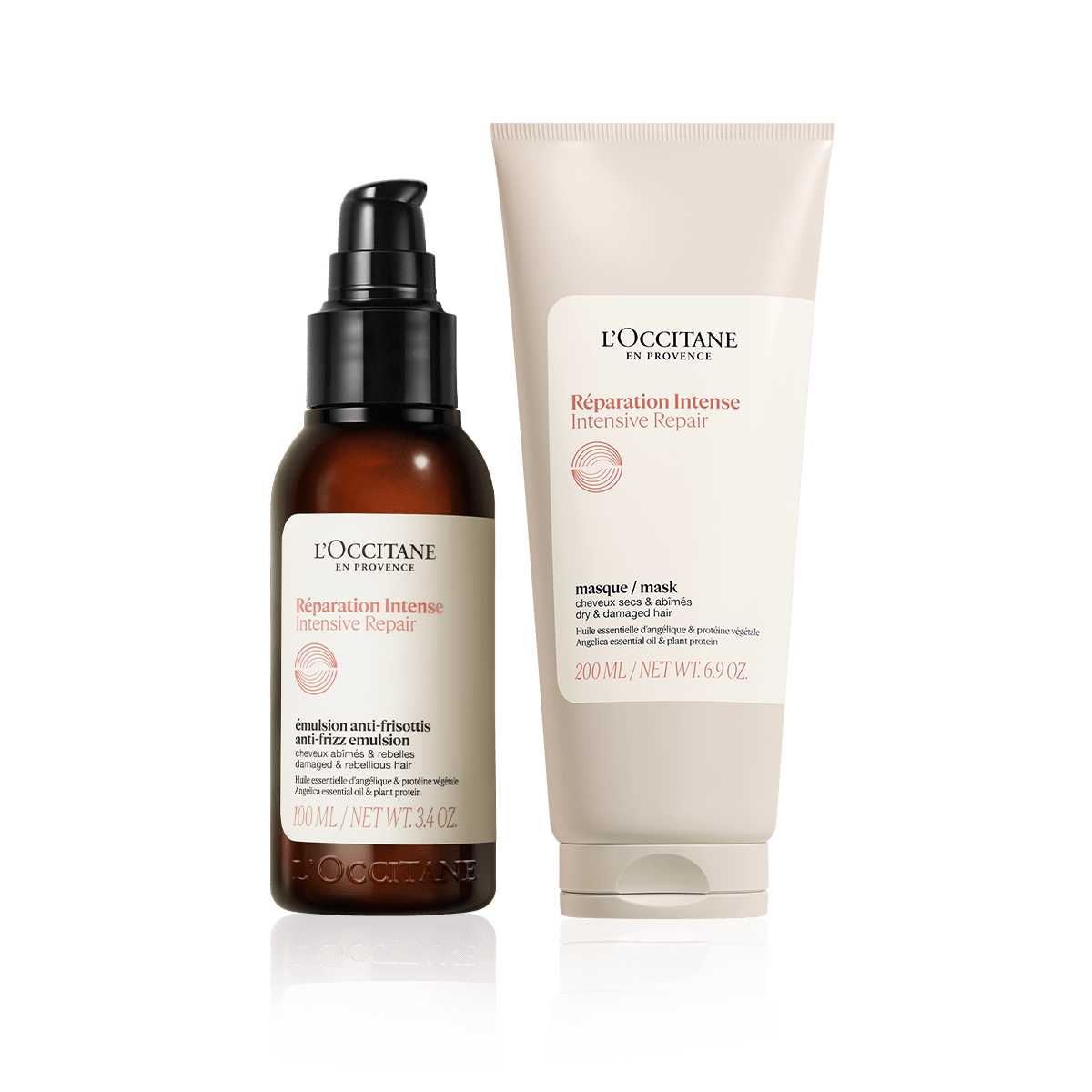 Kosmetikos rinkinys ŽVILGANTYS IR PAKLUSNŪS PLAUKAI L'Occitane Lietuva