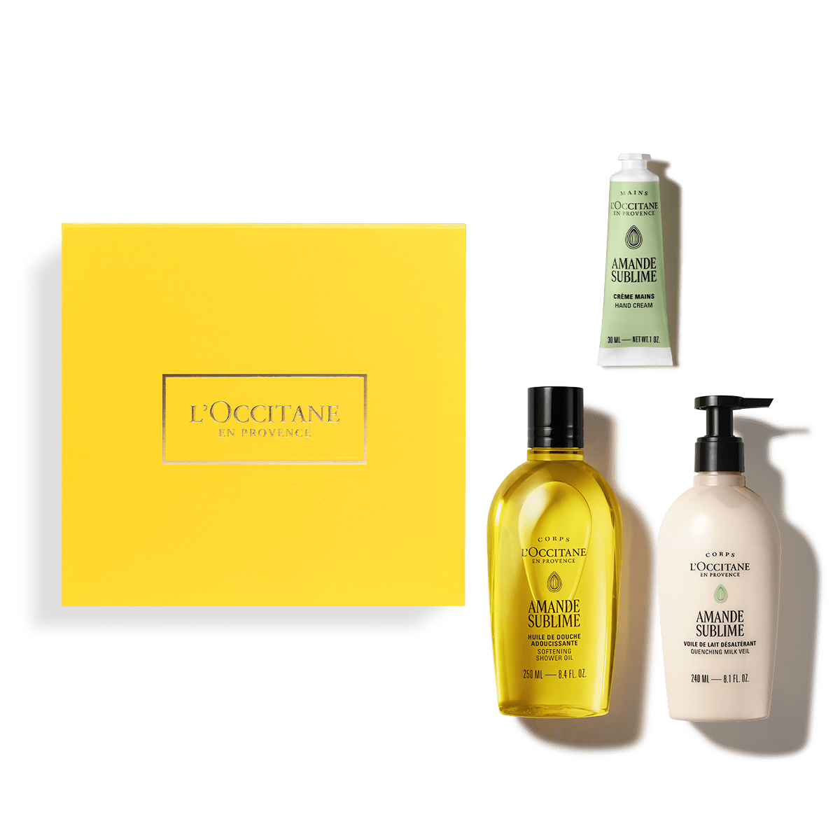 Rinkinys kūno odos priežiūrai MIGDOLŲ TRIO L'Occitane Lietuva