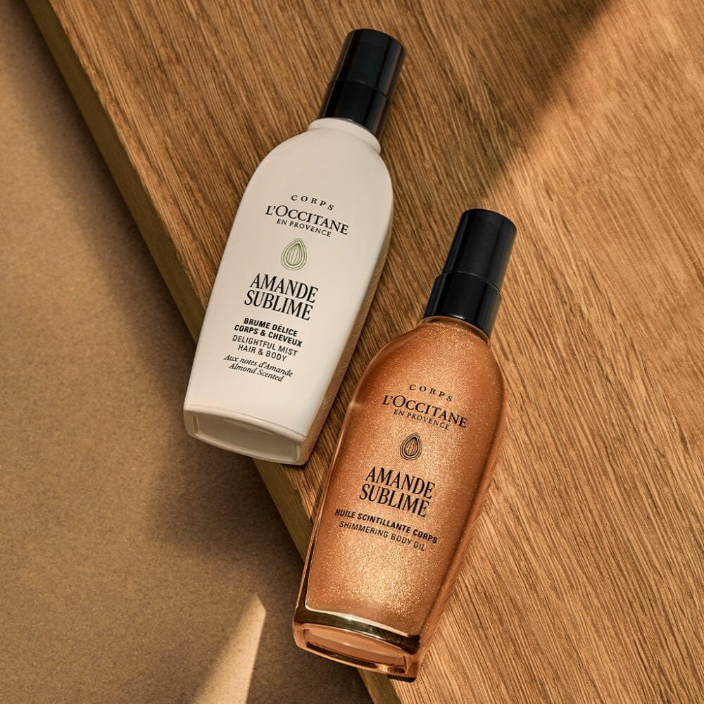 Migdolų (Amande) plaukų ir kūno dulksna Normal L'Occitane