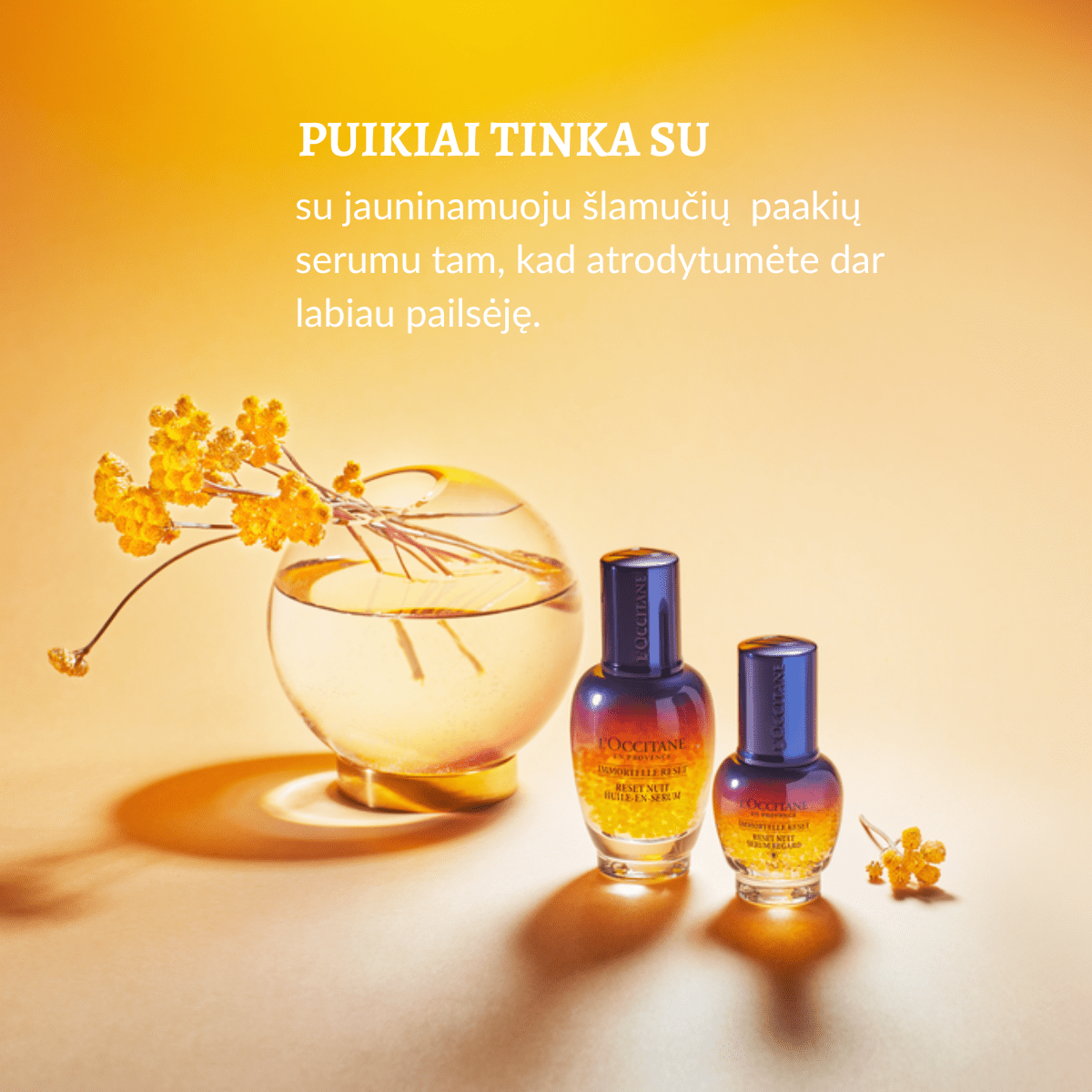 Naktinis šlamučių veido serumas „Overnight Reset Serum“