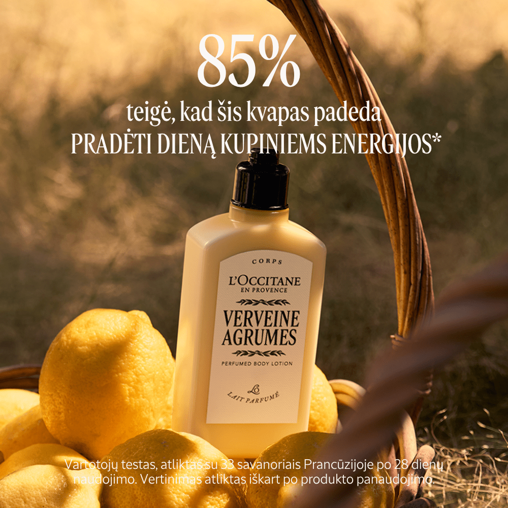 Citrusinių verbenų (Verveine Agrumes) dušo želė papildymas Refill L'Occitane