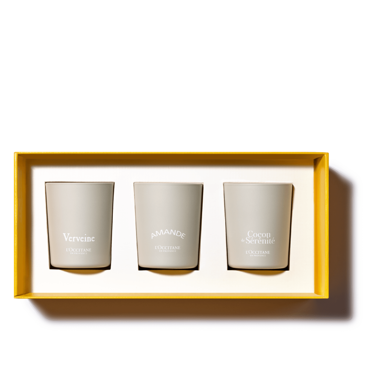 Natūralaus vaško žvakių rinkinys JAUKIOS KALĖDOS L'Occitane