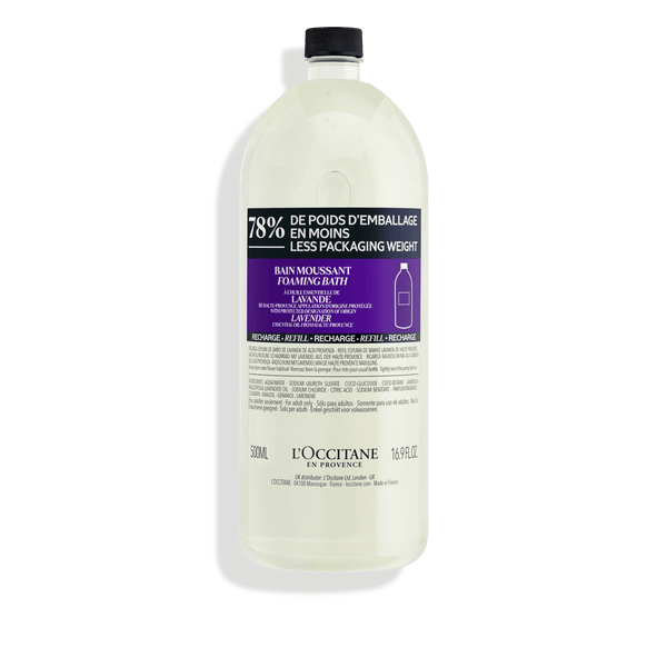 Levandų vonios putų papildymas Refill L'Occitane