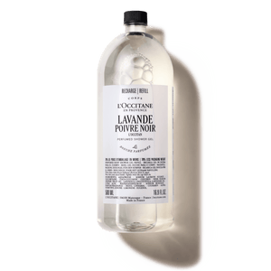 Dušo želė „Lavande Poivre Noir“ papildymas L'Occitane Lietuva