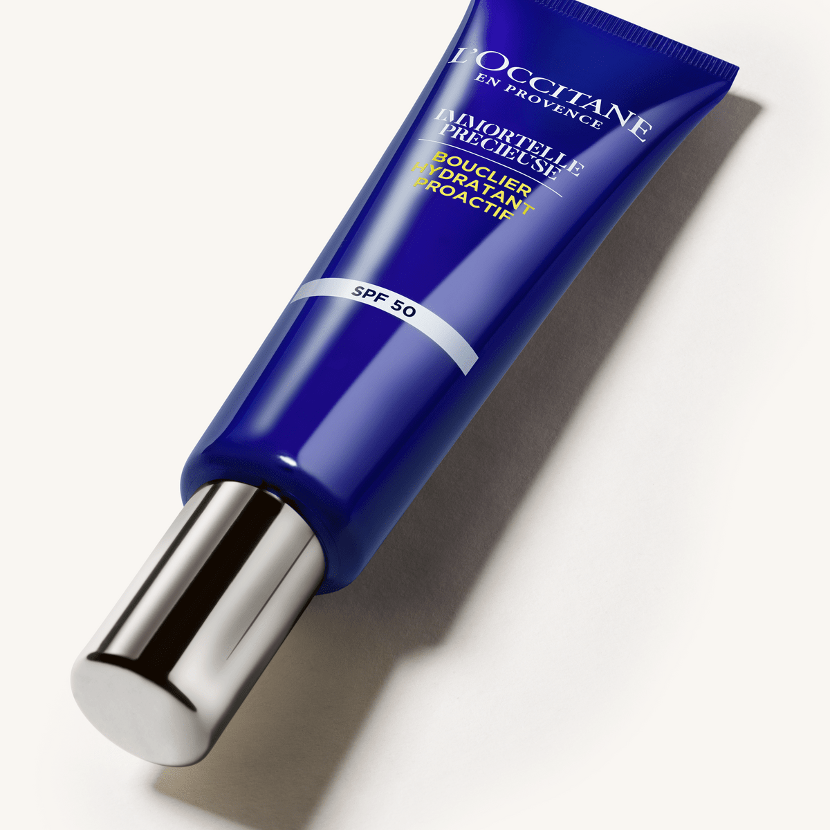 Šlamučių UV apsauginis kremas SPF50 „Précieuse“ Normal L'Occitane