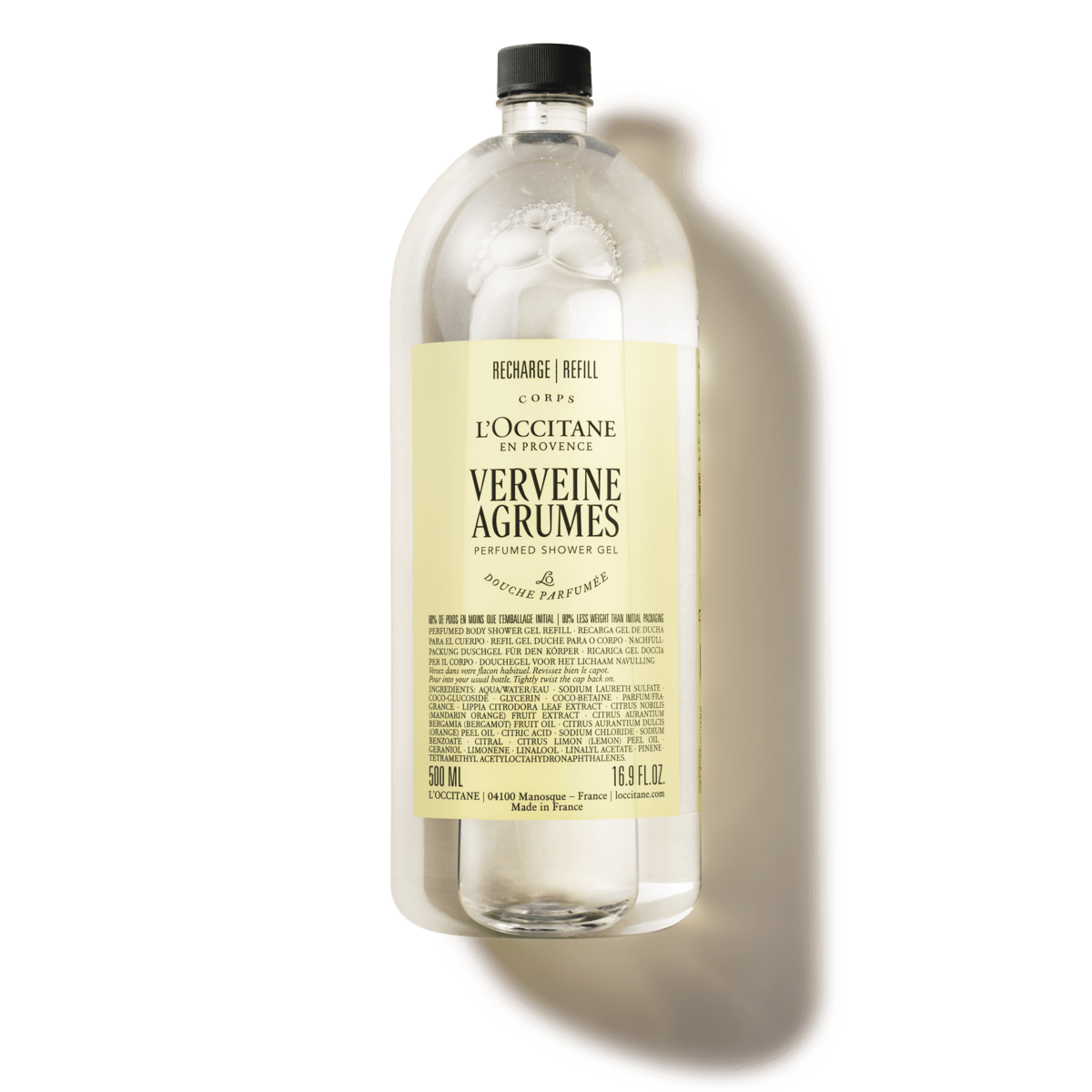 Verveine Agrumes perfumed shower gel refill