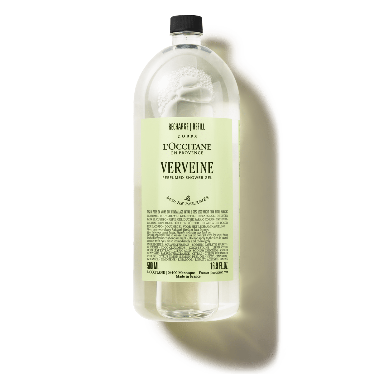 Verveine perfumed shower gel refill