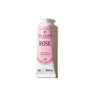 Rose perfumed hand cream