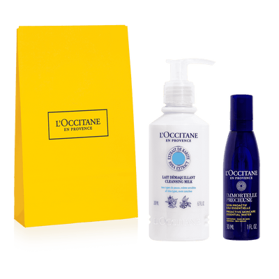 Veido odos priežiūros rinkinys su būtiniausiais produktais „Švara ir gaivumas“ L'Occitane Lietuva