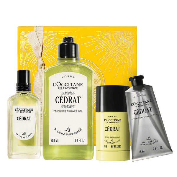 Vyriškas kosmetikos rinkinys GAIVUSIS CEDRAT RITUALAS L'Occitane Lietuva