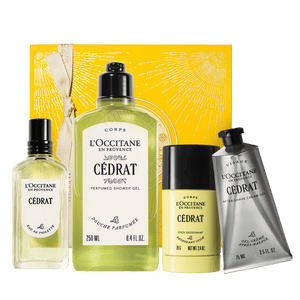 Vyriškas kosmetikos rinkinys GAIVUSIS CEDRAT RITUALAS L'Occitane Lietuva