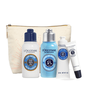 Dovanų rinkinys su kosmetine YPATINGA KŪNO PRIEŽIŪRA L'Occitane Lietuva
