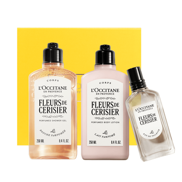 Prabangus kūno priežiūros rinkinys PRISIRPUSI VYŠNIA L'Occitane Lietuva