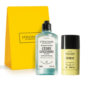 Pieštukinio dezodoranto ir dušo želės duetas su CEDRAT kolekcijos gaiva L'Occitane Lietuva