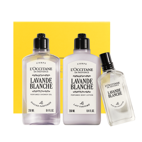 Kūno odos priežiūros rinkinys BALTOSIOS LEVANDOS KERAI L'Occitane Lietuva