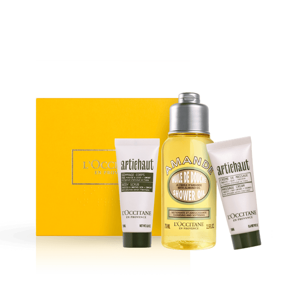 Rinkinys ypatingam kūno odos ritualui AKSOMINĖ ODA L'Occitane Lietuva