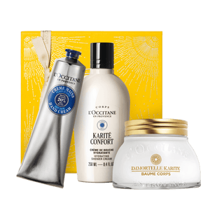 Prabangus kūno priežiūros rinkinys TAUKMEDŽIO GLAMONĖ L'Occitane Lietuva