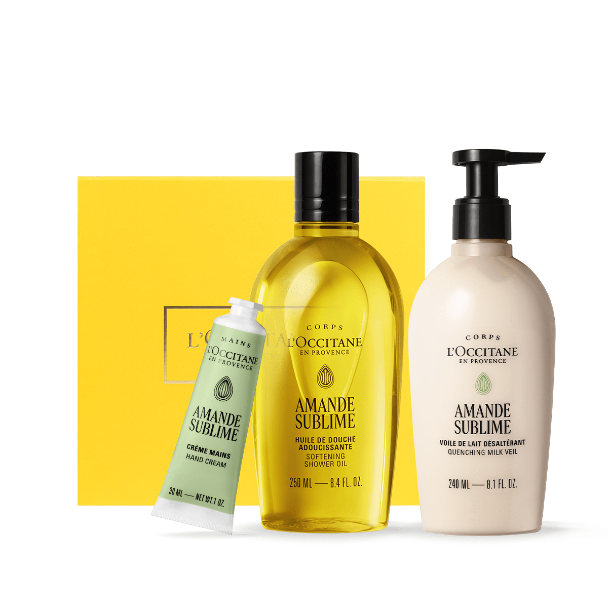 Rinkinys kūno odos priežiūrai MIGDOLŲ TRIO L'Occitane Lietuva