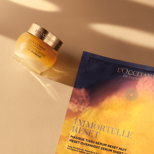 Lakštinė veido kaukė „Overnight Reset“ Normal L'Occitane