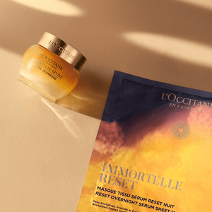 Lakštinė veido kaukė „Overnight Reset“ Normal L'Occitane