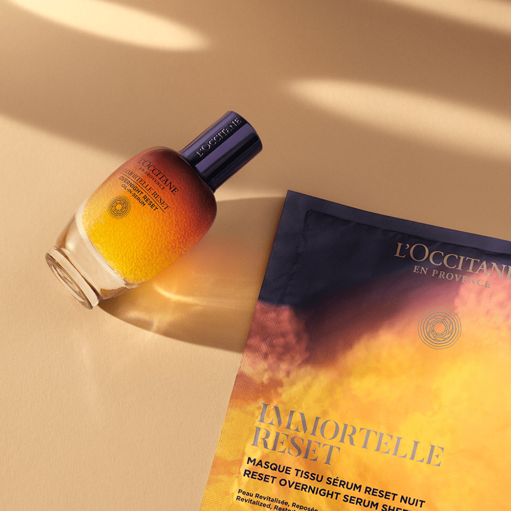 Lakštinė veido kaukė „Overnight Reset“ Normal L'Occitane