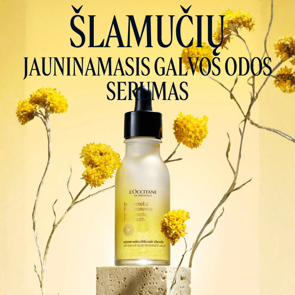 Šlamučių galvos odos serumas Normal L'Occitane
